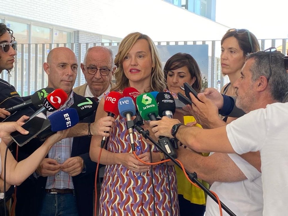 La ministra de Educación, Pilar Alegría