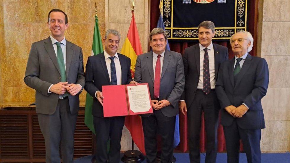 El ministro José Luis Escrivá en un acto en Almería