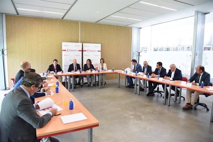 Sesión constituyente del nuevo Pleno del Consejo Regional de Cámaras de Comercio en Castilla-La Mancha