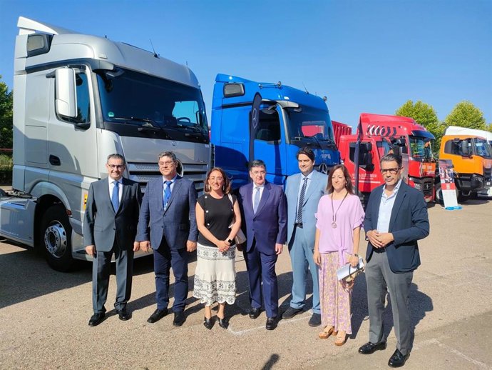 El presidente de la Fetracal, Juan Luis Feltrero, en la inauguración de la jornada de Aestradis en Salamanca.