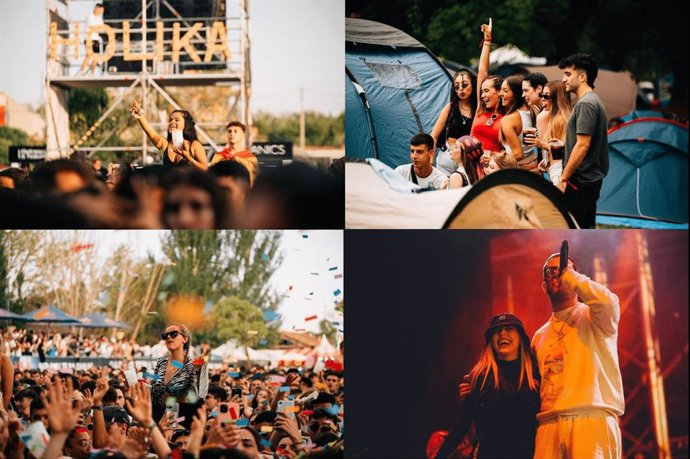 Mosaíco de artistas del Holika