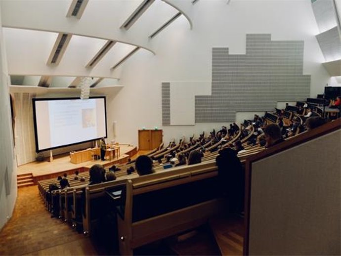 Classe magistral en una universitat catalana