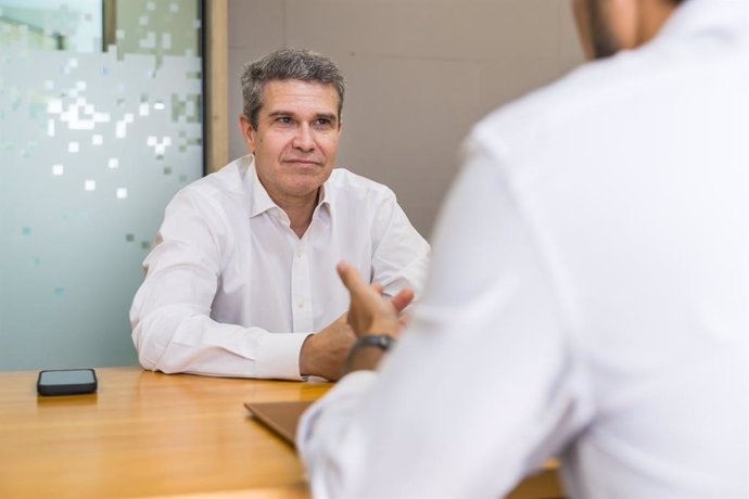 El director de Philip Morris para España y Portugal, Daniel Cuevas, durante una entrevista concedida a Europa Press en Las Palmas de Gran Canaria