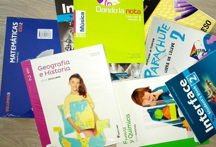 Archivo - Libros de texto. 