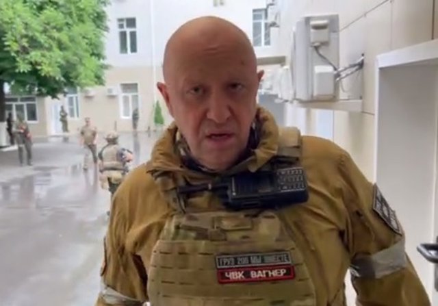 El jefe del grupo de mercenarios Wagner, Yevgeni Prigozhin