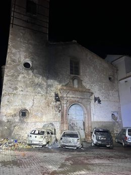 Coches quemados en Cuevas de Almanzora