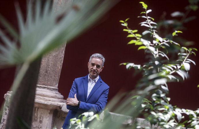 El director del Consorcio y del Centre del Carme Cultura Contempornia de Valncia, José Luis Pérez Pont, en una entrevista con Europa Press.