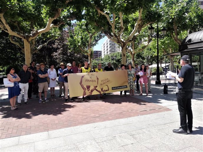 Amnistía Internacional se concentra frente a la Delegación del Gobierno en La Rioja por Día Internacional del Refugiado