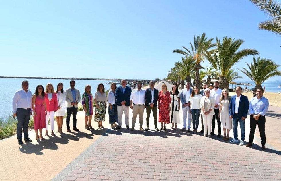 Foto de la presentación de los candidatos del PPRM al Congreso de los Diputados y al Senado