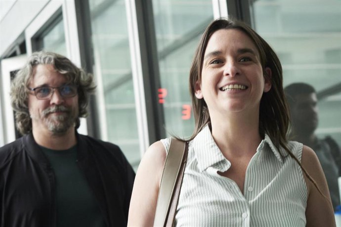 Begoña Alfaro, coordinadora de Podemos en Navarra y portavoz de Contigo Navarra.