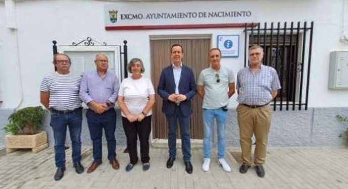 El subdelegado del Gobierno en Almería, José María Martín, en Nacimiento