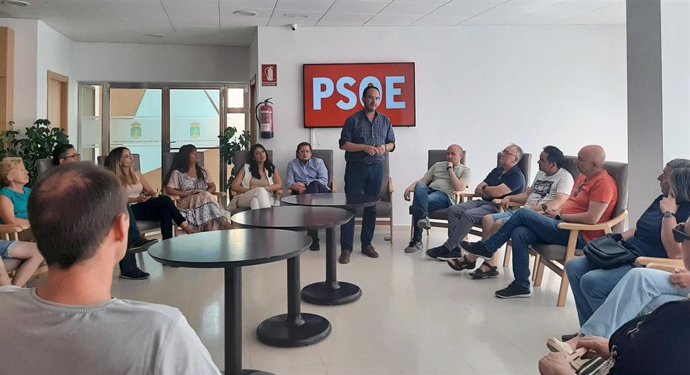 Acto del PSOE en Abrucena