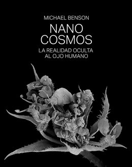 Cartel de la exposición 'Nanocosmos' en la Plaza de la Nogalera de Torremolinos.