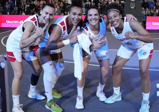 La selección española femenina de baloncesto 3X3.