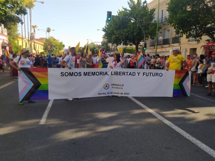 Manifestación del Orgullo en Sevilla