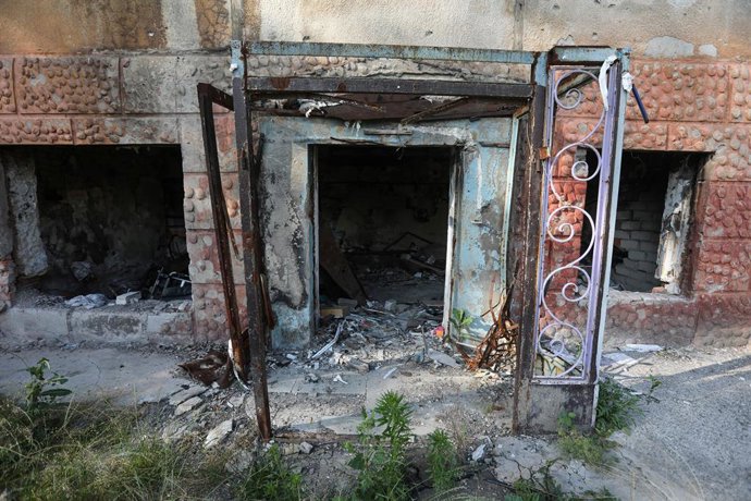 June 21, 2023, Kramatorsk, Donetsk Region, Ukraine: An apartment building is ruined as a result of shelling by Russian troops, Kramatorsk, Donetsk Region, eastern Ukraine.