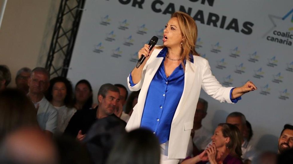 La candidata de Coalición Canaria al Congreso de los Diputados por Santa Cruz de Tenerife, Cristina Valido