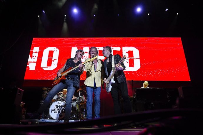 Una imagen del concierto que ofreció Deep Purple en el Rock Imperium