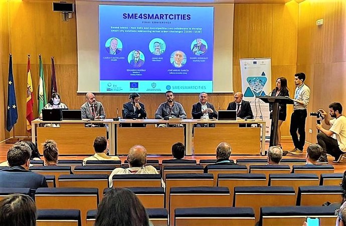 Imagen de la Conferencia final sobre Sme4SmartCities, celebrada en Málaga