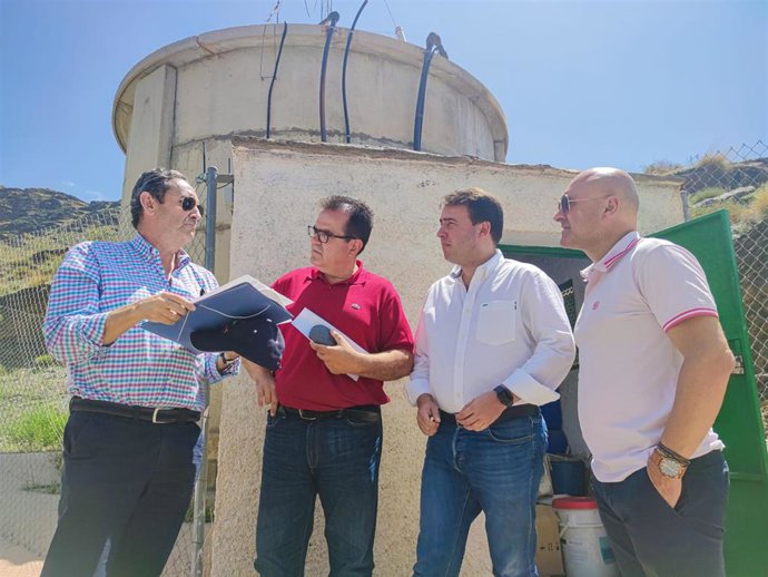Visita a la red de abastecimiento hídrico de Senés con telecontrol