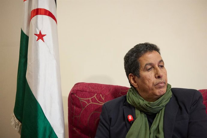 Archivo - El delegado estatal del Frente Polisario en España, Abdulah Arabi, durante una entrevista para Europa Press, a 2 de febrero de 2023, en Madrid (España). Abdulah Arabi se  licenció en Relaciones Políticas Internacionales por el Instituto Intern