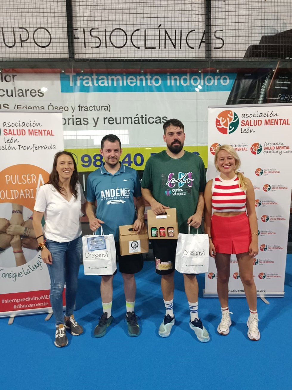 El VII Torneo Solidario de Pádel de Salud Mental León bate récord con 3.000 euros recaudados y 200 jugadores inscritos