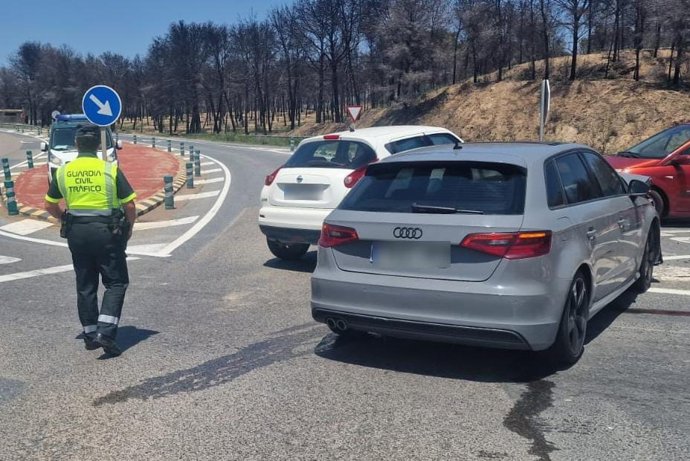 Imagen de los dos vehículos implicados en el accidente.