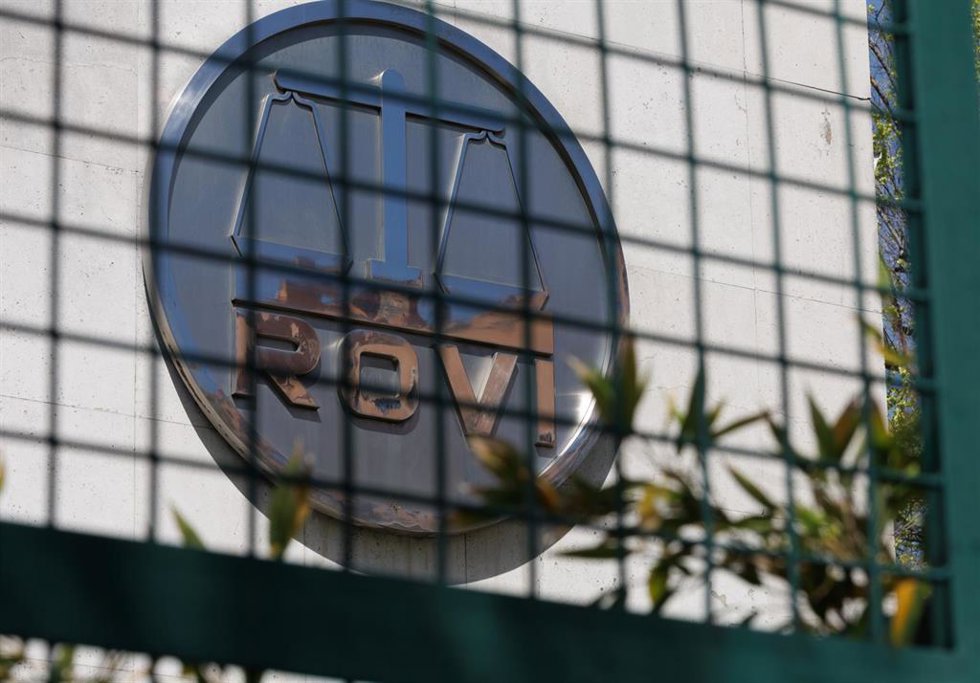 Archivo - Fachada de la sede de Laboratorios Farmacéuticos Rovi, a 29 de marzo de 2023, en Madrid (España). 