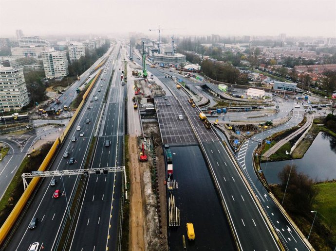Proyecto ampliación A-9 en Ámsterdam