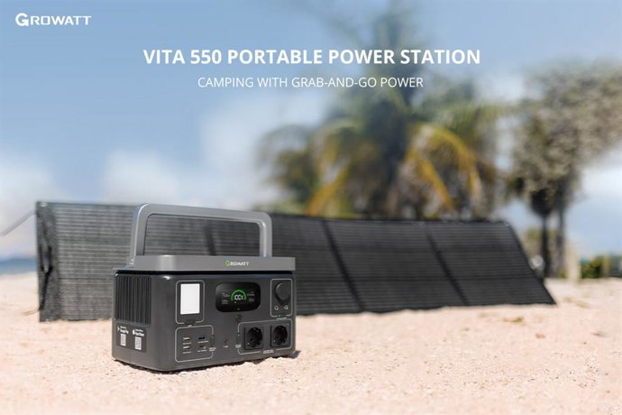 Growatt Unveils VITA 550 in Europe, Making Another Move in the Portable Power Station Field