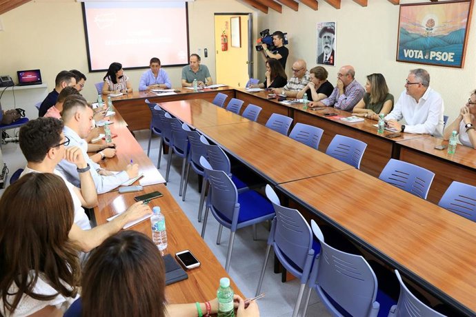 Reunión del Comité Electoral Provincial del PSOE de Jaén.