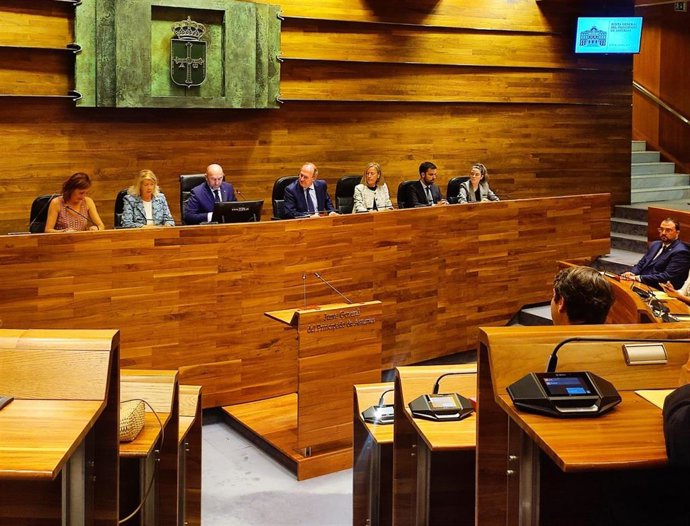 Constitución de la Mesa de la Junta General en la XII legislatura