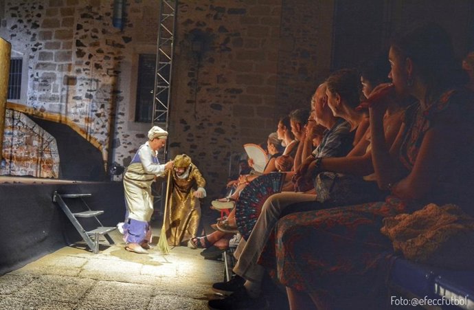 Escena de La Malcasada, que cerró anoche el Festival de Teatro Clásico de Cáceres