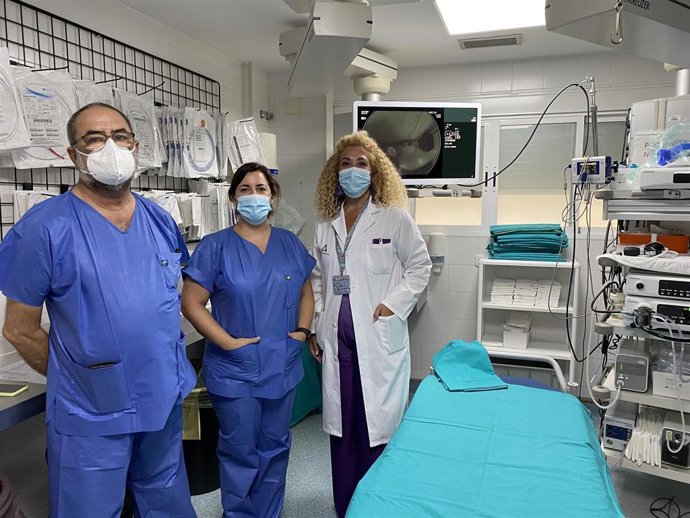 Equipo de trabajo del Servicio de Aparato Digestivo del Hospital Virgen Macarena de Sevilla.