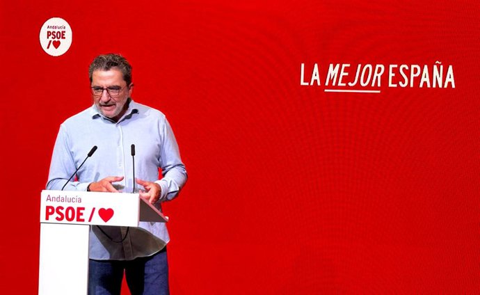 El coordinador del Comité Electoral del PSOE de Andalucía, Antonio Gutiérrez Limones.