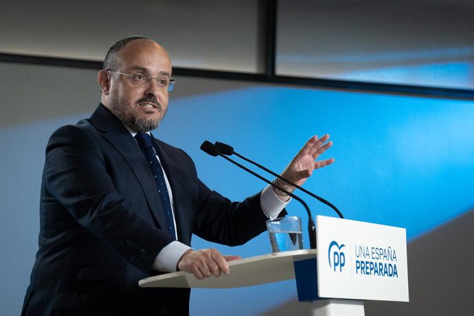 El president del PP a Catalunya, Alejandro Fernández