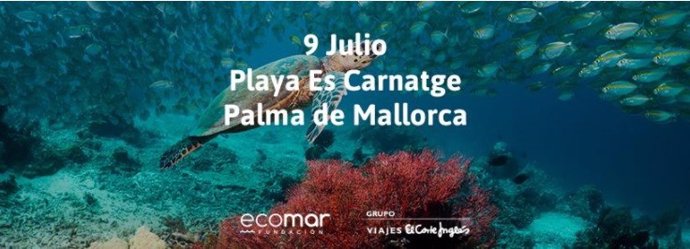 Grupo Viajes El Corte Inglés y Fundación Ecomar limpiarán la playa de Es Carnatge (Palma) el próximo 9 de julio
