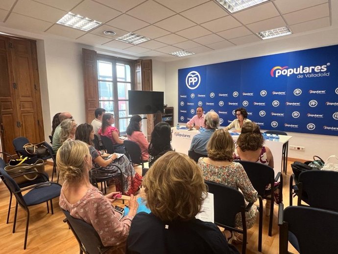 Comité de campaña del PP de Valladolid.