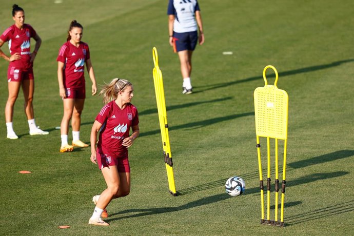 Alexia Putellas during the Spain Women Team training day at Ciudad del Futbol on June 26, 2023, in Las Rozas, Madrid, Spain.