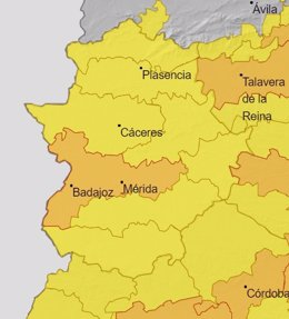 Alertas para el 27 de junio en Extremadura