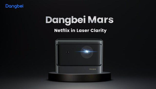 Dangbei Mars, Ultra-Bright Laser Projector with Native Netflix