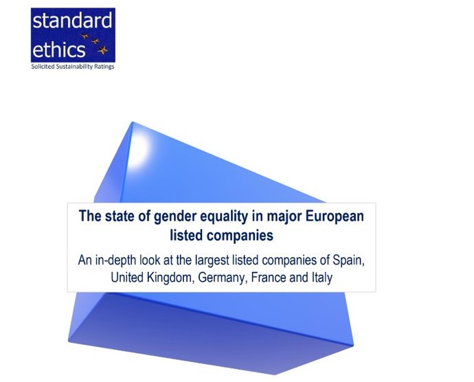Archivo - Portada del 'Estudio Comparativo sobre la Paridad de Género' publicado por Standard Ethics.