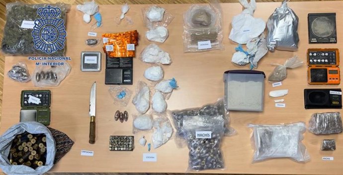 Imagen de la droga incautada.