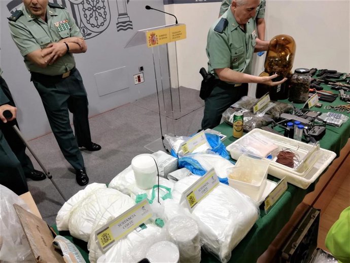 Siete detenidos en dos operaciones contra el tráfico de drogas antes del Festival Holika de Calahorra