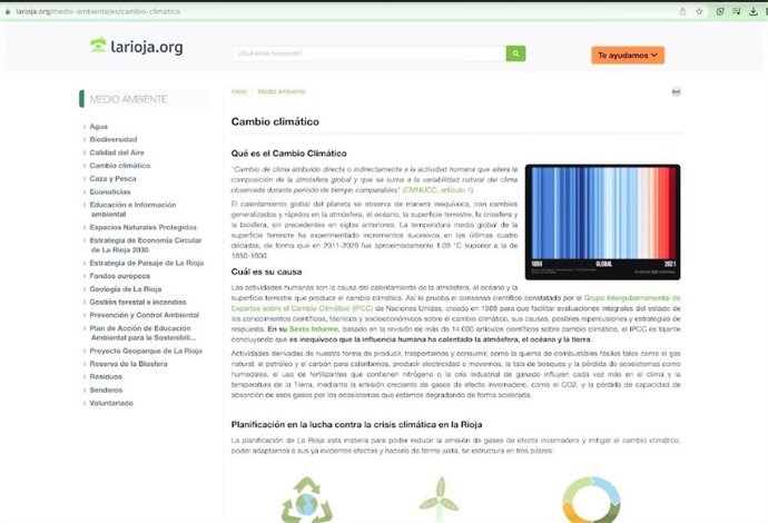 El Gobierno de La Rioja expone los documentos de mitigación, de adaptación y de transición justa contra la crisis climática
