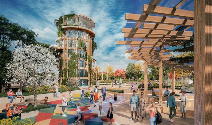 La nueva zona exterior de Puerto Venecia, reconocida en los Global RLI Awards 2023.