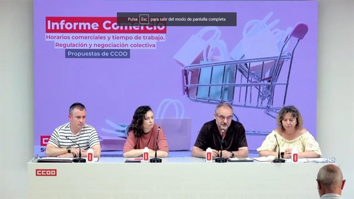 Presentación de Informe de Comercio de CCOO