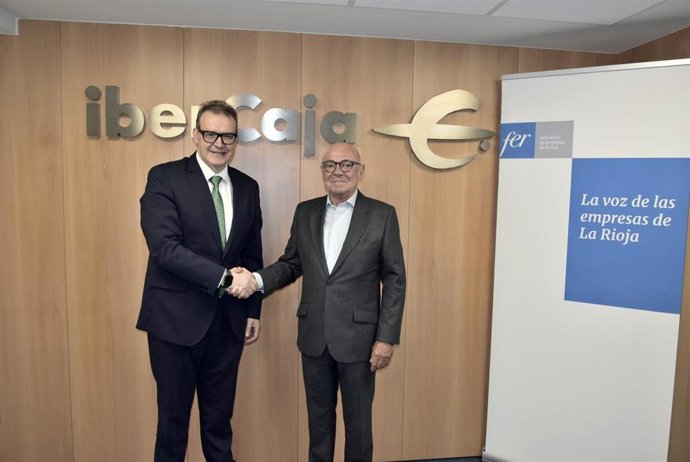 La FER e Ibercaja renuevan su alianza para reactivar el crecimiento de las pymes y autónomos de La Rioja