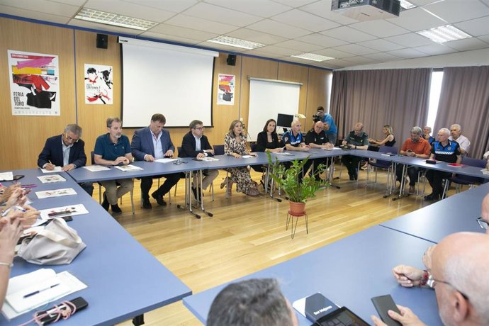 Reunión de la Junta de Protección Civil.