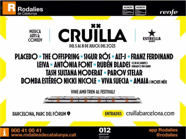 Cartell del Festival Cruïlla
